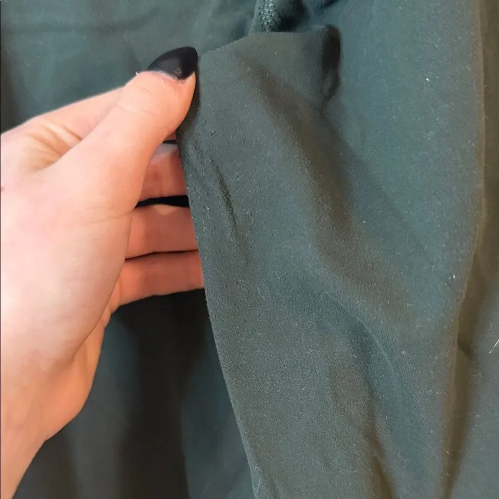 Lululemon dark green smooth leggings in size‎ 10 23” inseam